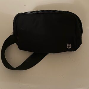 Lululemon black crossbody bag/belt bag